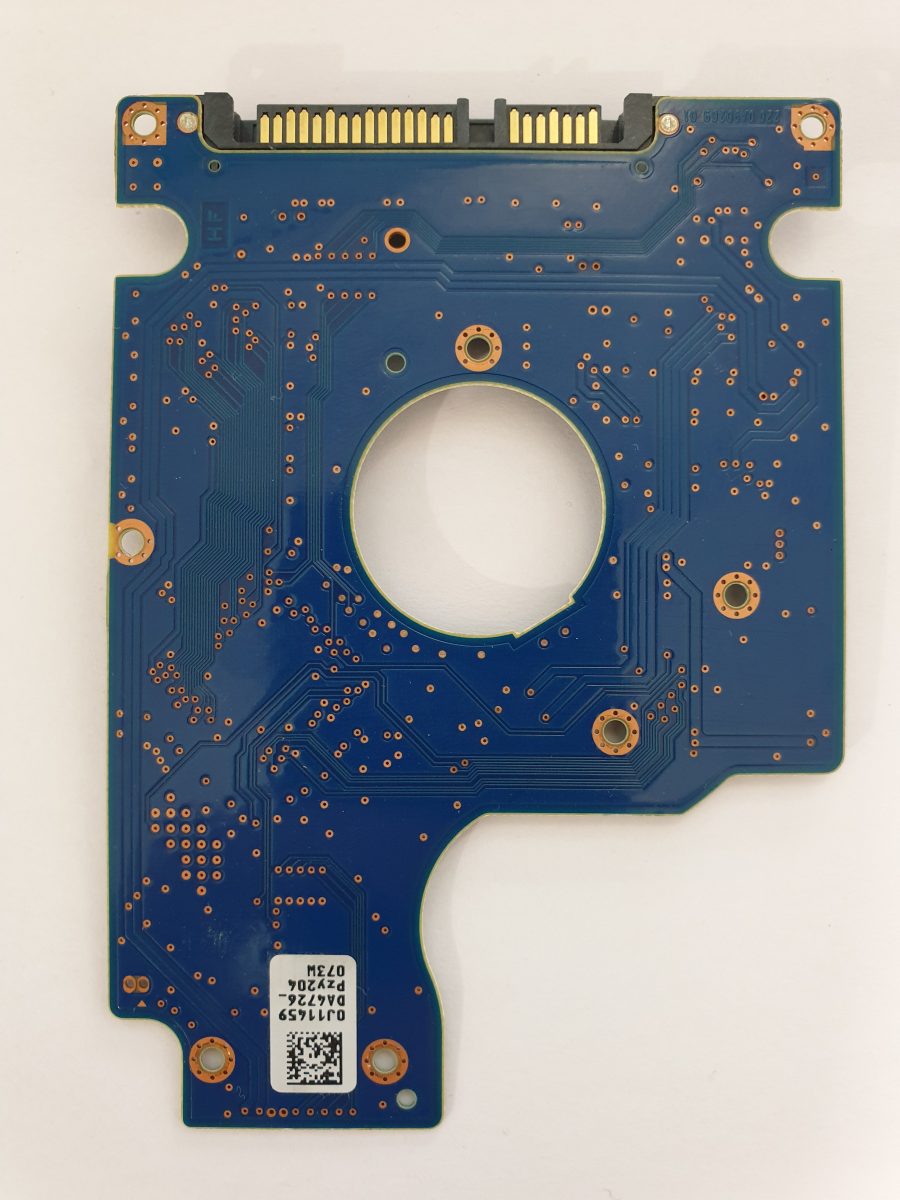 HTS547550A9E384, PN: 0J27701, MLC: DA4755, 0J11459 DA4726_, 0A90269, Hitachi Sata 2.5" PCB PCB