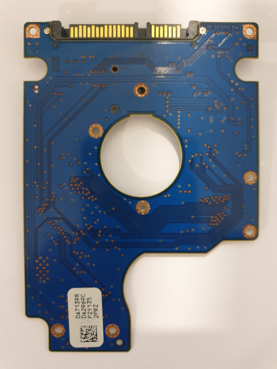 HTS545050B9A300, PN: 0A78265, MLC: DA3331, 0A71398 DA2969C, 0A90161, Hitachi Sata 2.5" PCB PCB