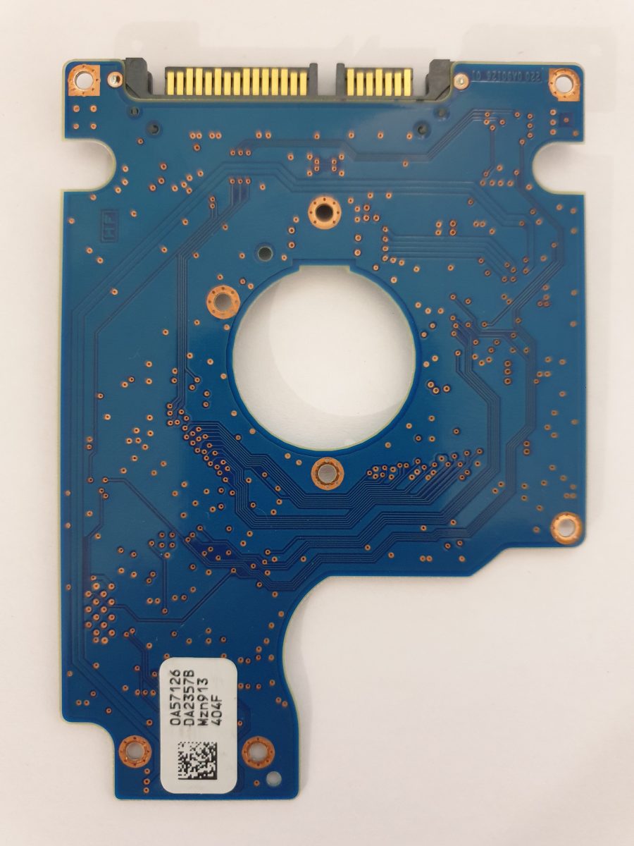 HTS543225L9SA02, PN: 0A72032, MLC: DA2834, 0A57126 DA2357B, 0A90126, Hitachi Sata 2.5" PCB PCB