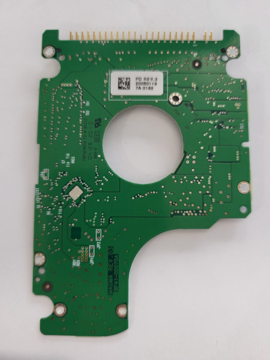 MP0402H, PN: MP0402H, FW: UC100-14, BF41-00075A, Samsung Sata 2.5" PCB PCB