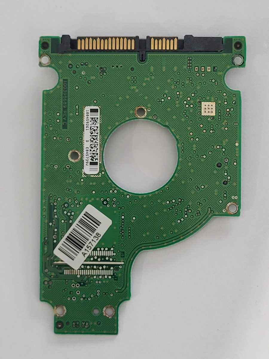ST9160821AS, PN:9S1134-197, FW:3.ALE, 100459261 D, 100398689 REV C | Seagate 2,5" SATA PCB PCB