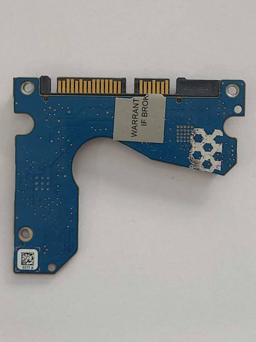 ST2000LM007, PN:1R8174-568, FW:SBK2, 5577 A, 100809471 REV A | Seagate 2,5" SATA PCB PCB