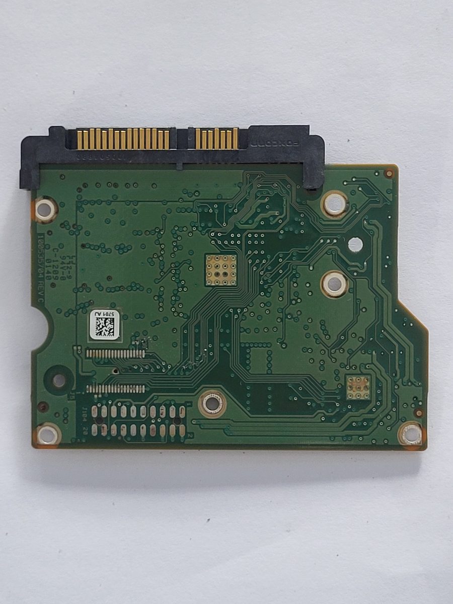 ST250DM000, PN:1BD141-500, FW:KC45, 5701 AJ, 100535704 REV C | Seagate 3,5" SATA PCB PCB