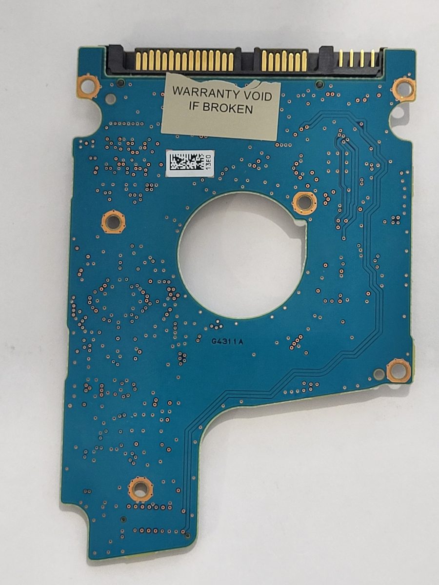 MQ04ABF100, HDKCB88AYA01 T, FW: AA21/JU002U, PCB: G4311A, Toshiba Sata 2.5" PCB PCB
