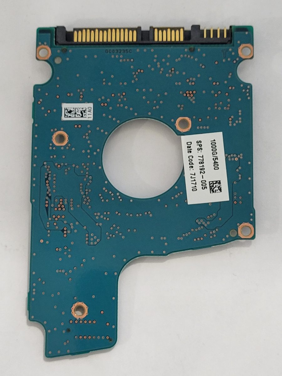 MQ01ABD100, HDKEB98H6A01 S, FW: AC11/AX1R4C, PCB: G003235C, Toshiba Sata 2.5" PCB PCB