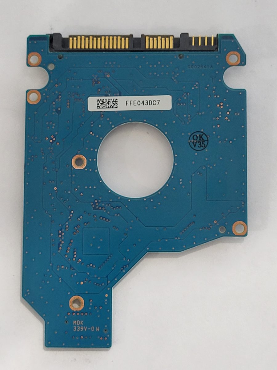MK5059GSX, HDD2H92 Z ZK01 S, FW: B0/GK003U, PCB: G002641A, Toshiba Sata 2.5" PCB PCB