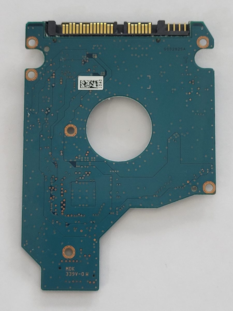 MK3275GSX, HDD2L04 B UL01 T, FW: A0/GT001M, PCB: G002825A, Toshiba Sata 2.5" PCB PCB