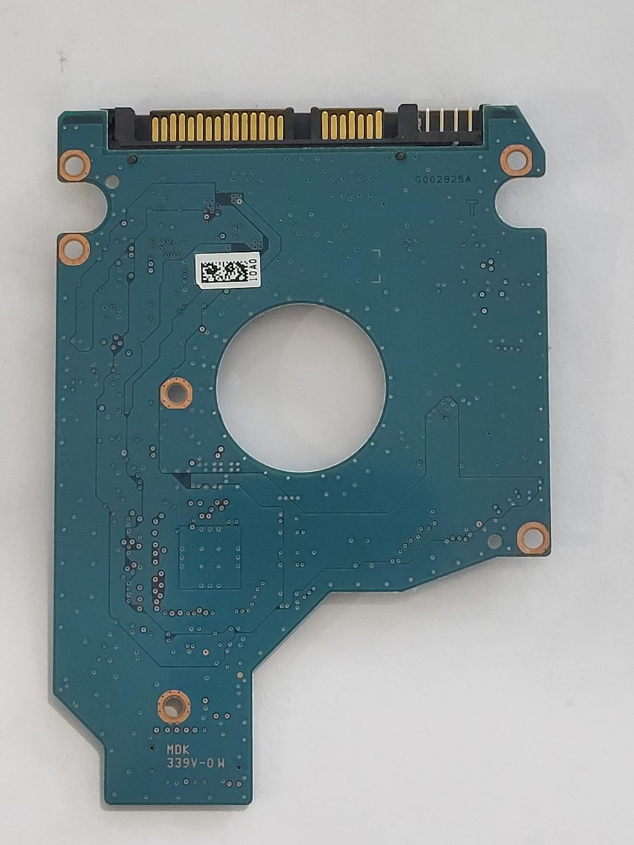 MK5075GSX, HDD2L03 Z SL01 T, FW: A0/GT001U, PCB: G002825A, Toshiba Sata 2.5" PCB PCB