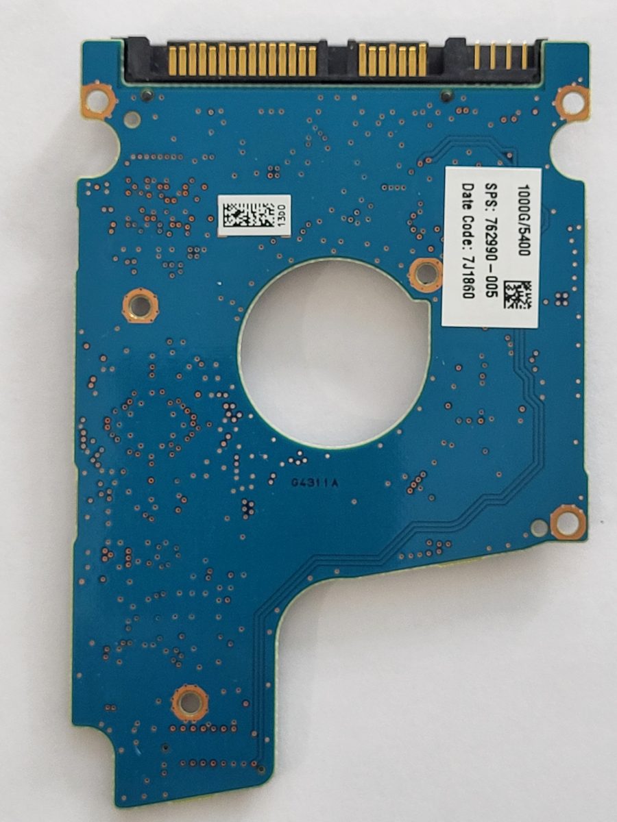 MQ04ABF100, HDKCB88H0A01 T, FW: AA00/JU001C, PCB: G4311A, Toshiba Sata 2.5" PCB PCB