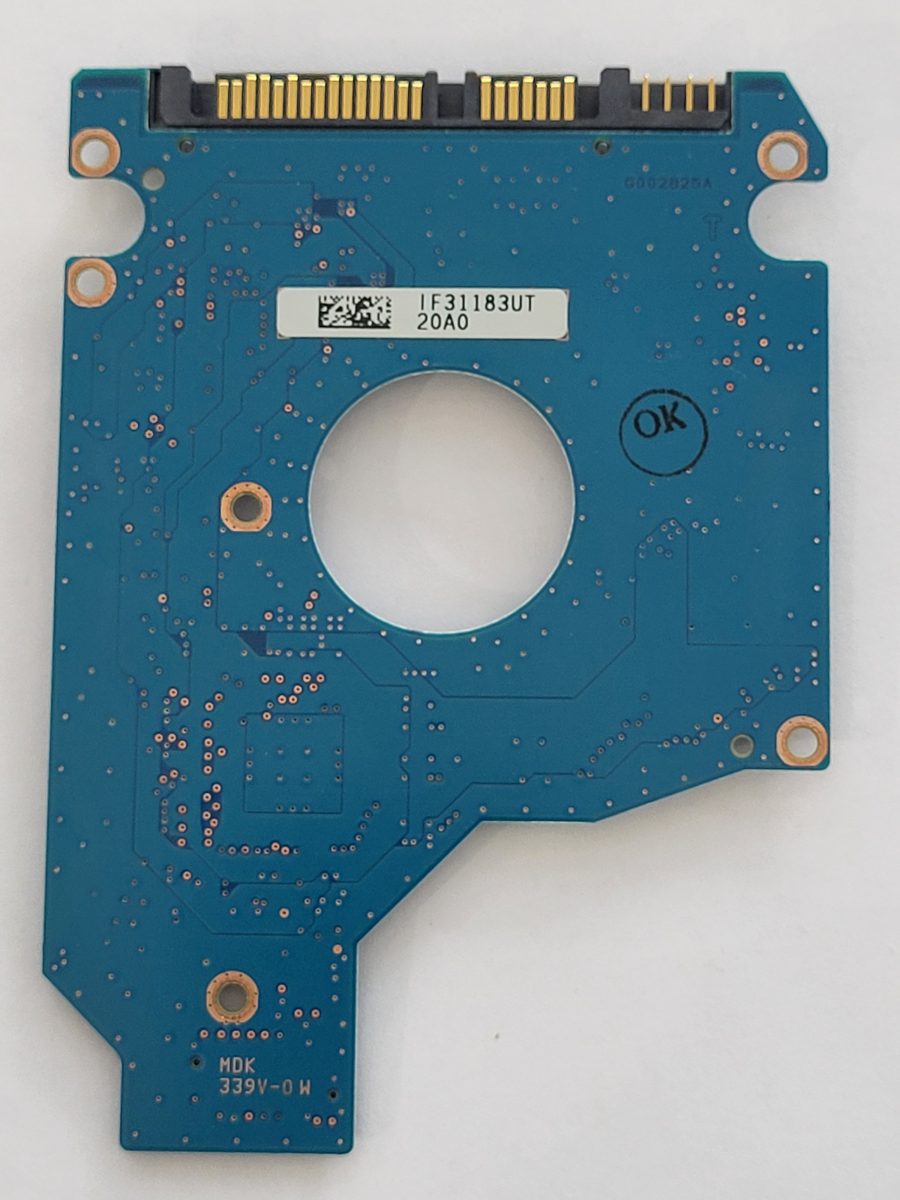 MK7559GSXF, HDD2J60 P TV01 T, FW: E0/GQ005B, PCB: G002825A, Toshiba Sata 2.5" PCB PCB