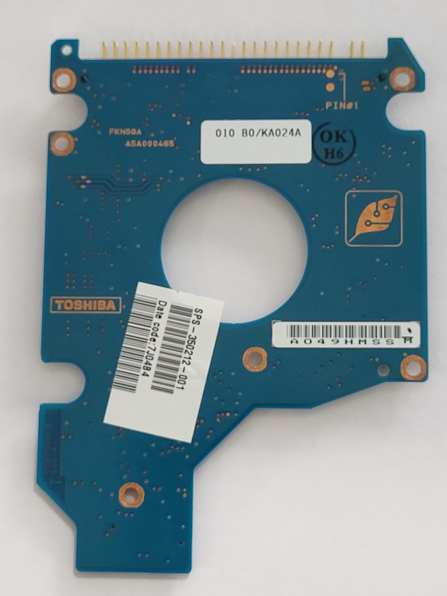 MK8025GAS, HDD2188 F ZE01 T, FW: B0/KA024A, PCB: G5B000465000-A, Toshiba Sata 2.5" PCB PCB