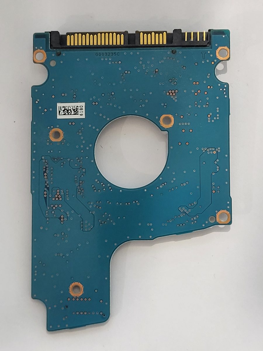 MQ01ABD100, HDKGB13T5A01 T, FW: AB31/AX1P4M, PCB: G003235C, Toshiba Sata 2.5" PCB PCB