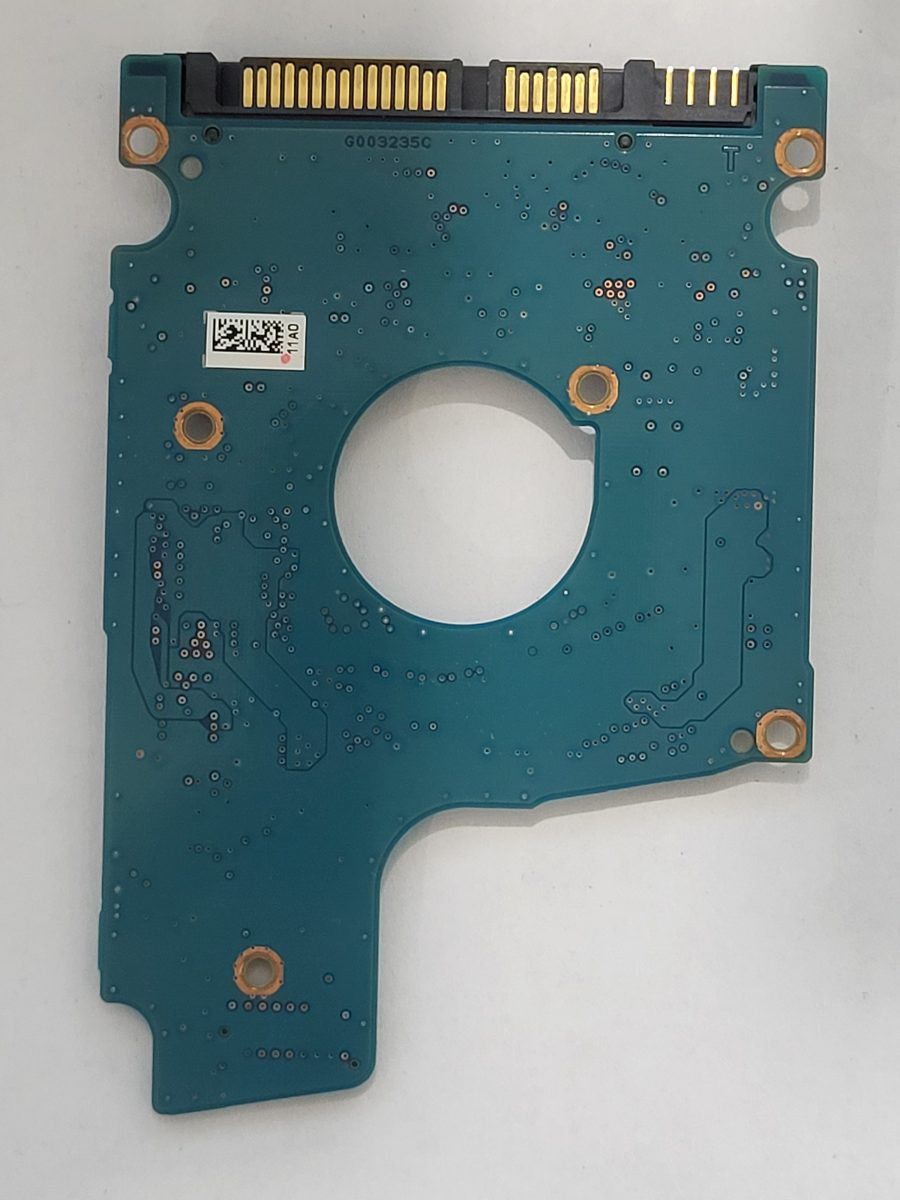 MQ01ABD100, HDKEB98H8A01 T, FW: AC11/AX1R4C, PCB: G003235C, Toshiba Sata 2.5" PCB PCB