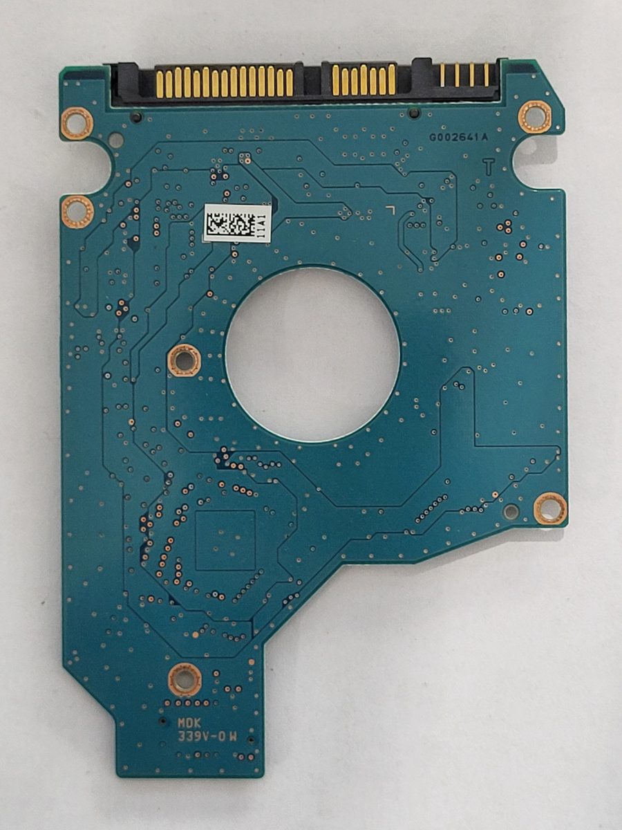 MK1059GSM, HDD2K11 F VL01 T, FW: A0/GL002C, PCB: G002641A, Toshiba Sata 2.5" PCB PCB