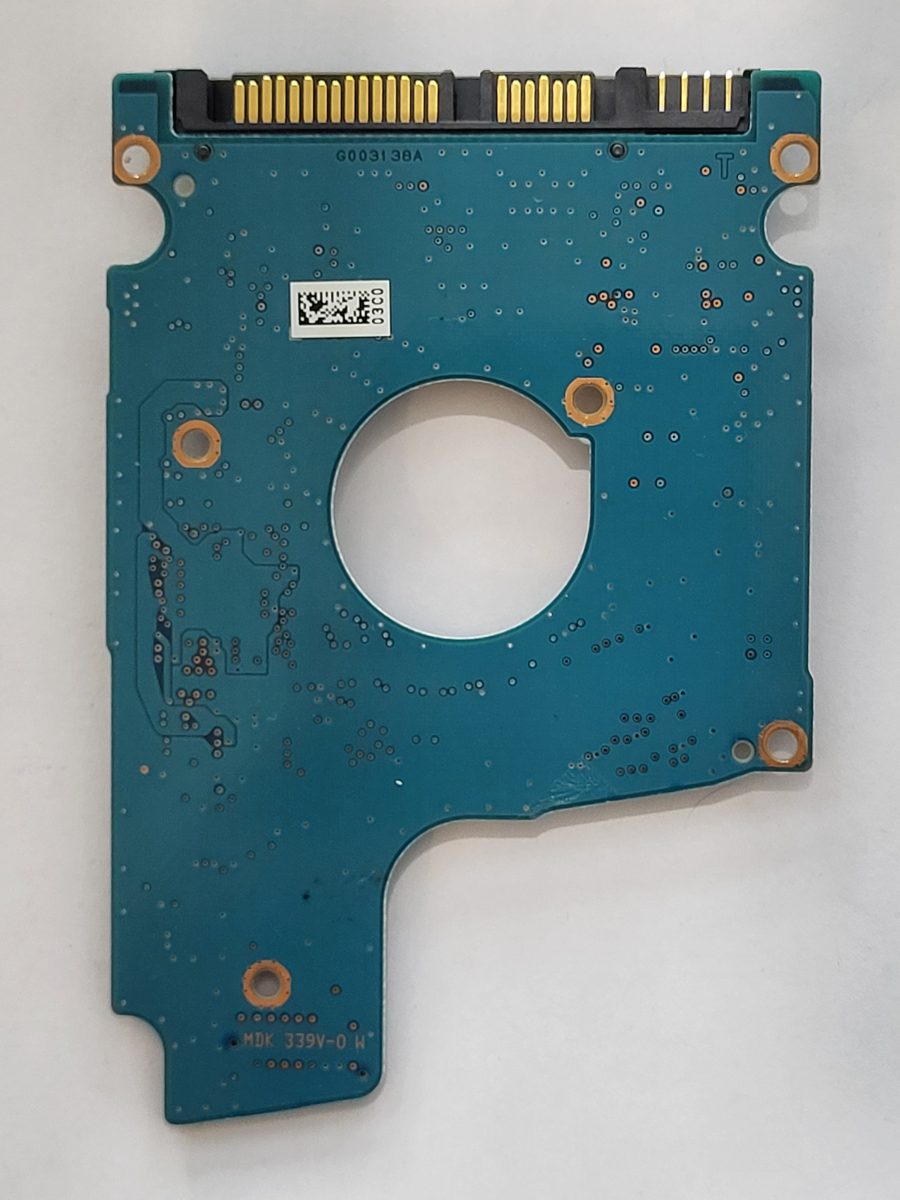 MQ01ABD100, HDKBB96H0A01 T, FW: AA00/AX001C, PCB: G003138A, Toshiba Sata 2.5" PCB PCB