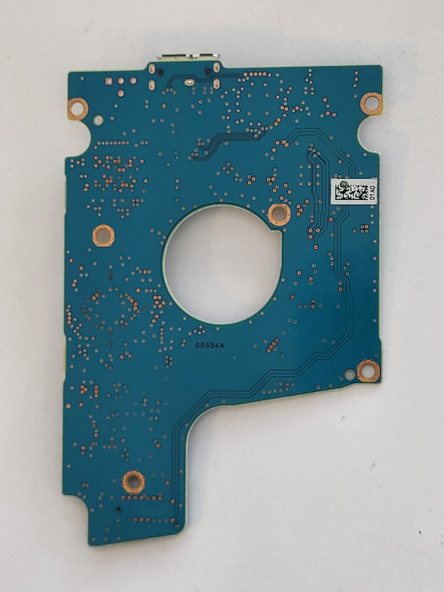 MQ04UBD200, HDKBD59AZA31 T, FW: AB01/JT000U, PCB: G0034A, Toshiba Sata 2.5" PCB PCB