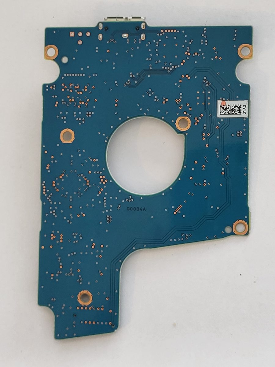 MQ04UBD200, HDKBD59AZA31 T, FW: AB01/JT000U, PCB: G0034A, Toshiba Sata 2.5" PCB PCB