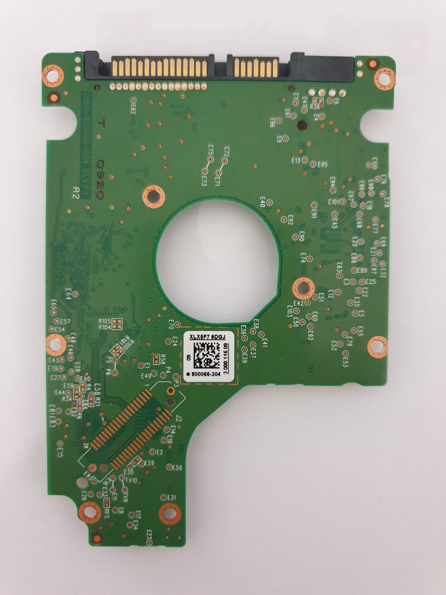 WD10SPZX-00Z10T0, 800066-304 09, 2060-800066-004 REV P1 | WD 2,5" SATA PCB PCB