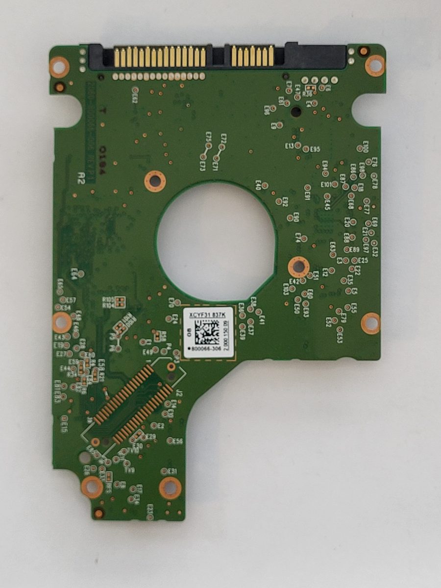 WD10SPZX-24Z10T1, 800066-306 08, 2060-800066-006 REV P1 | WD 2,5" SATA PCB PCB