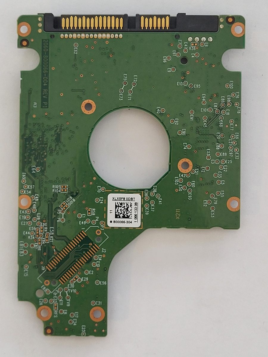 WD10SPZX-21Z10T0, 800066-304 11, 2060-800066-004 REV P1 | WD 2,5" SATA PCB PCB