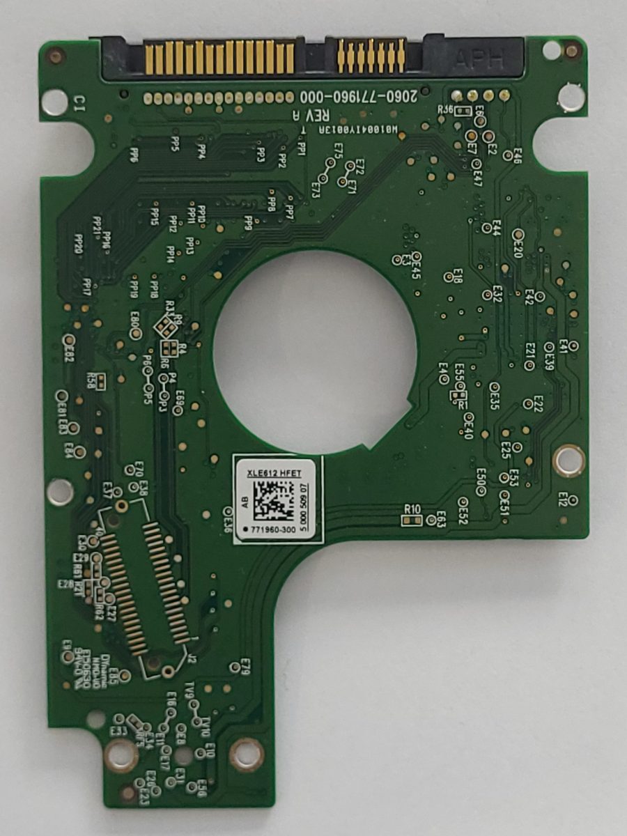 WD10JPCX-24UE4T0, 771960-300 AB, 2060-771960-000 REV A | WD 2,5" SATA PCB PCB