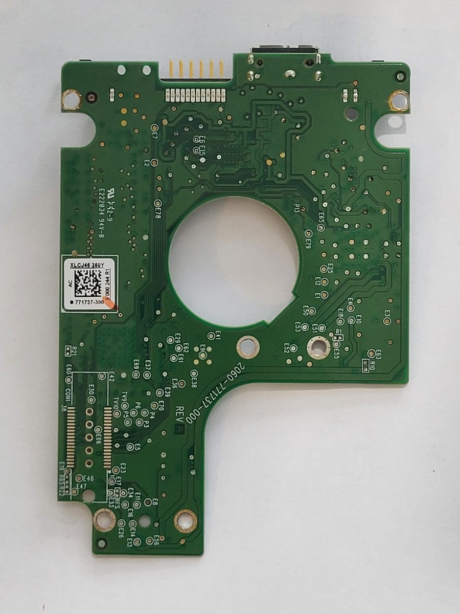 WD5000BMVW-11AMCS0, 771737-300 AC, 2060-771737-000 REV A | WD 2,5" USB PCB PCB