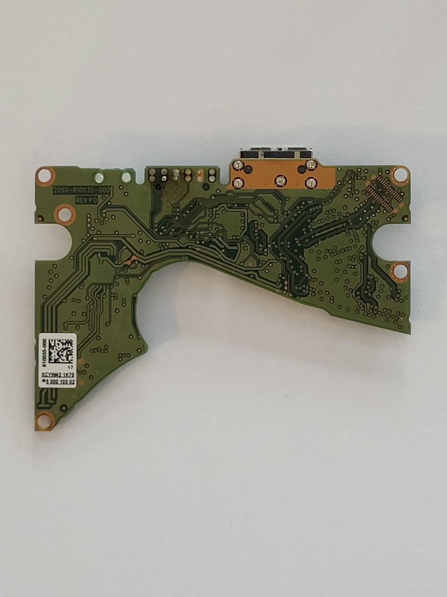 WD40NDZW-11A8JS0, 810035-000 17, 2060-810035-000 REV P0 | WD 2,5" USB PCB PCB