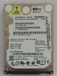 WD2500BEVS-22UST0