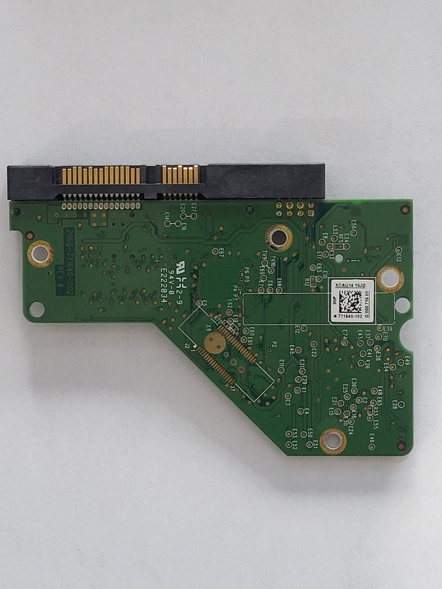 WD5000AAKS-40V6A0, 771640-102 05P, 2060-771640-002 REV A | WD 3,5" SATA PCB PCB