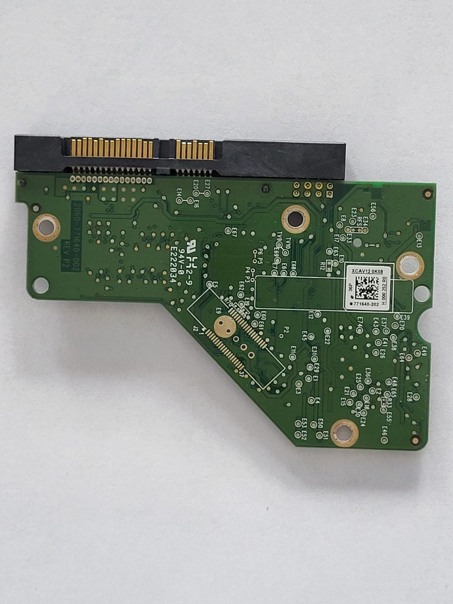 WD1001FALS-40Y6A0, 771640-202 06P, 2060-771640-002 REV P2 | WD 3,5" SATA PCB PCB
