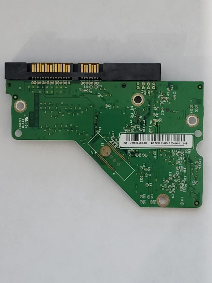 WD10EADS-65L5B1, 2061-701590-J00 AD, 2060-701590-000 REV A | WD 3,5" SATA PCB PCB