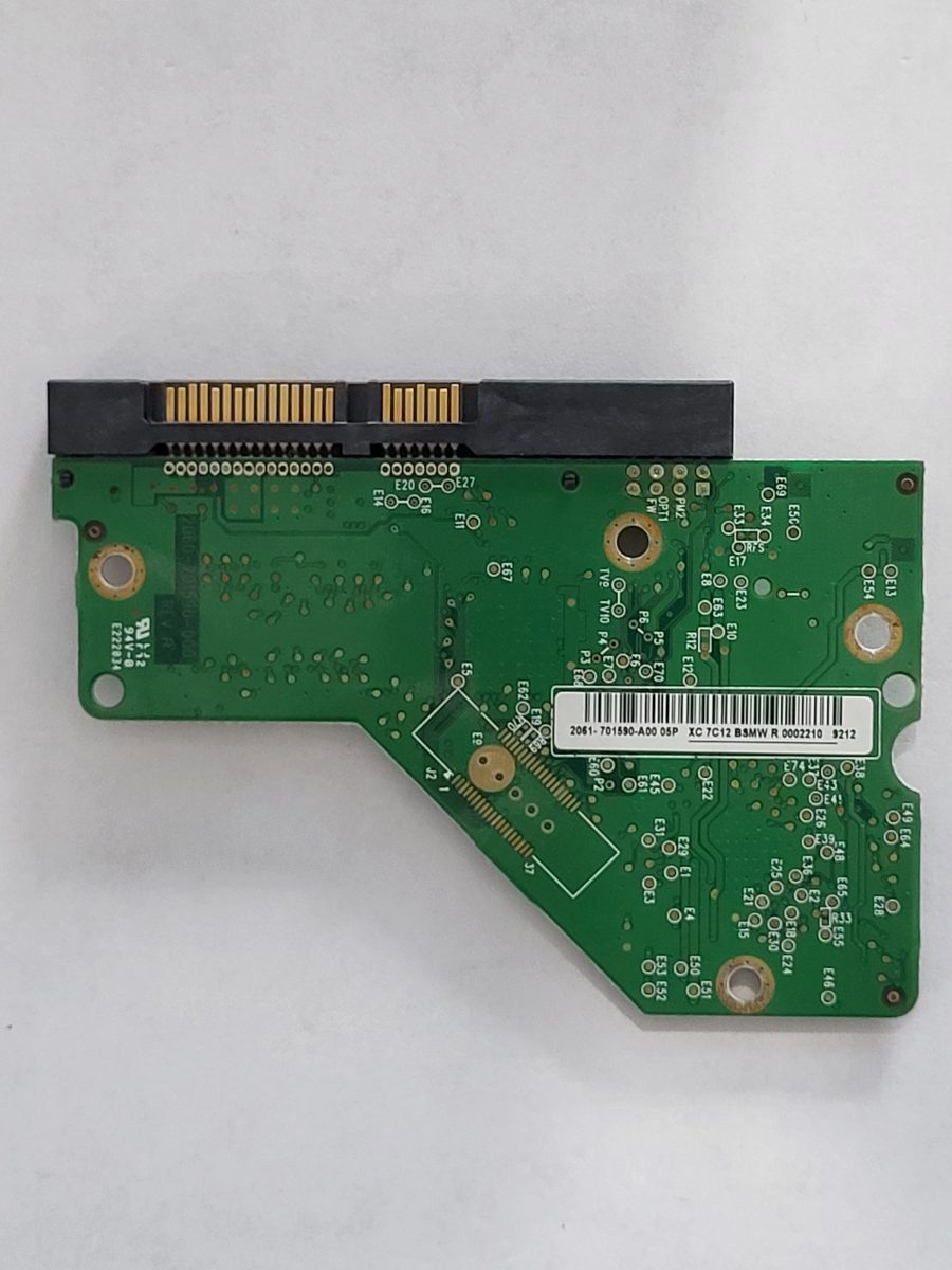 WD10EAVS-00D7B1, 2061-701590-A00 05P, 2060-701590-000 REV A | WD 3,5" SATA PCB PCB