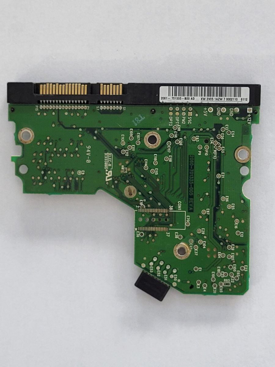 WD1600JS-40MVB1, 2061-701335-B00 AD, 2060-701335-005 REV A | WD 3,5" SATA PCB PCB