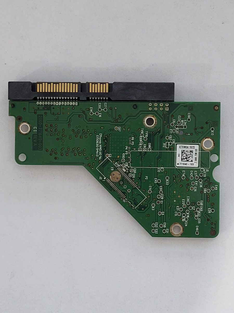 WD5000AAKX-00ERMA0, 771640-103 AC, 2060-771640-003 REV A | WD 3,5" SATA PCB PCB