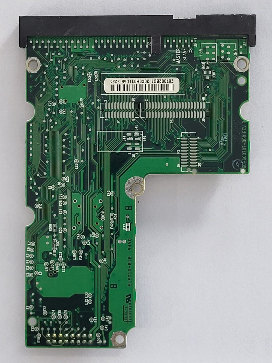 AC26400-00RN, 62-602230-065, 60-600787-000 REV A | WD 3,5" PATA PCB PCB