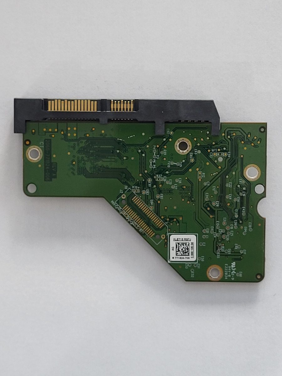 WD10EZEX-60ZF5A0, 771824-706 AG, 2060-771824-006 REV A | WD 3,5" SATA PCB PCB