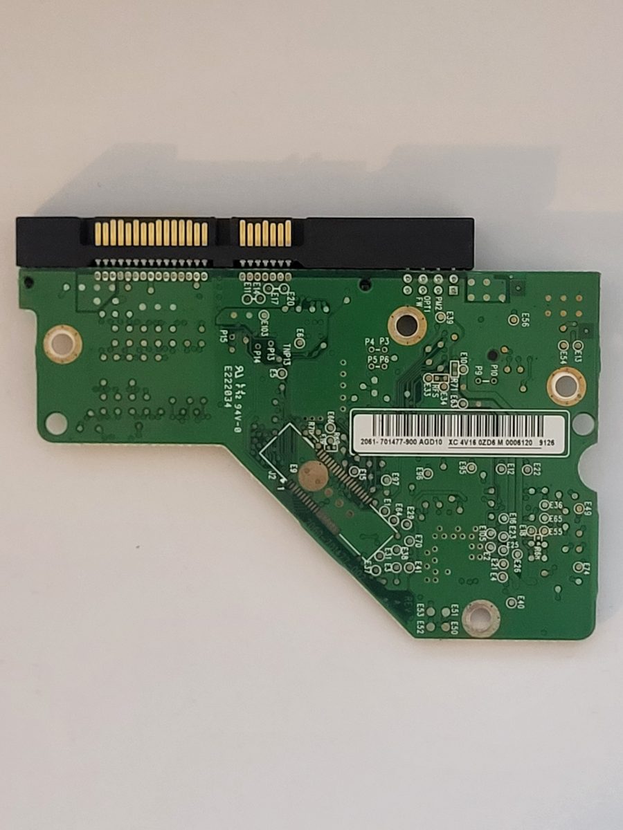 WD5000AAKS-40YGA1, 2061-701477-900 AGD10, 2060-701477-002 REV A | WD 3,5" SATA PCB PCB