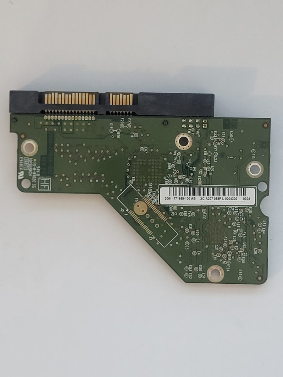 WD5000AAKS-40V2B0, 2061-771668-100 AB, 2060-771668-000 REV P1 | WD 3,5" SATA PCB PCB
