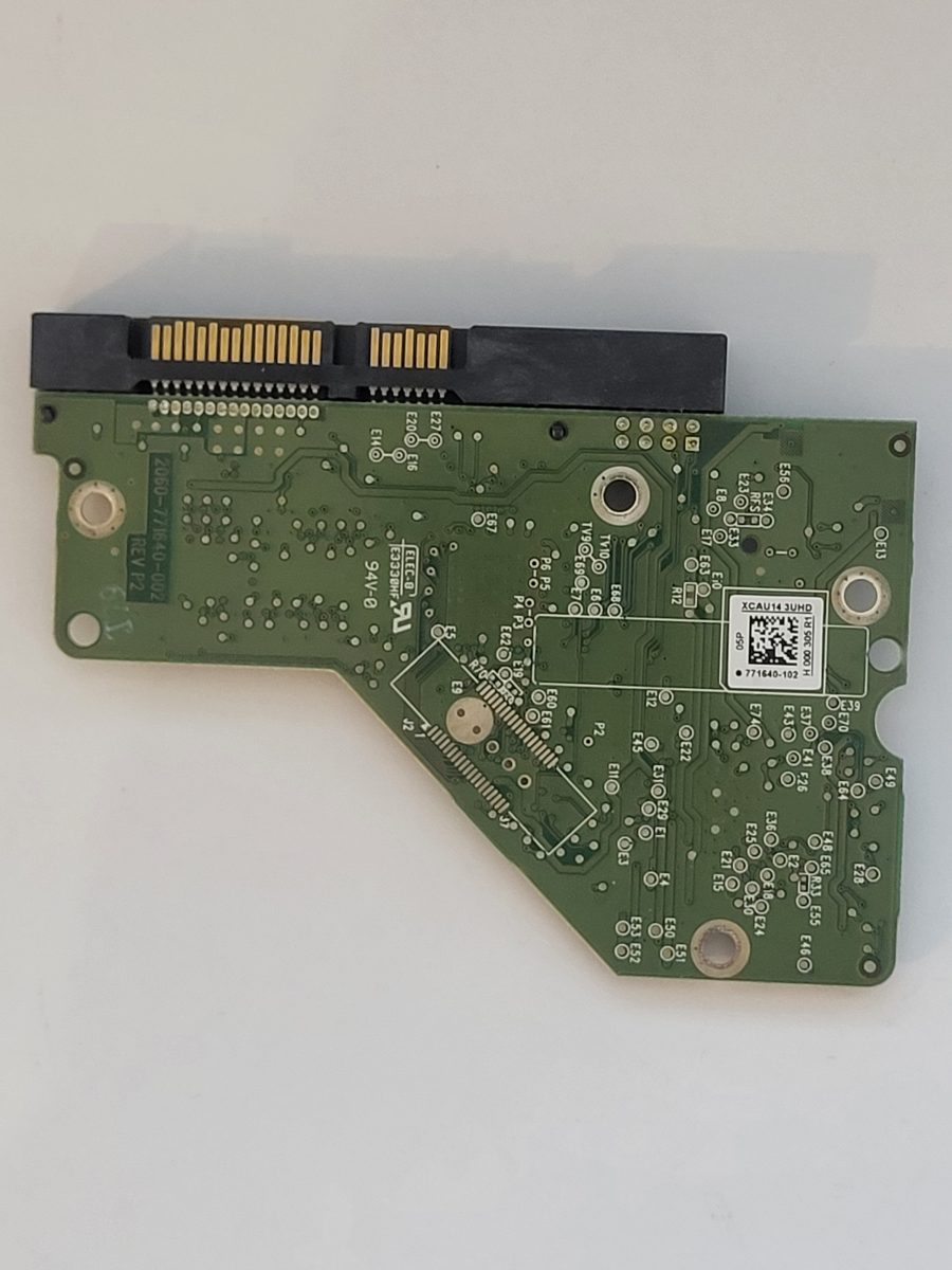 WD5000AAKS-40V6A0, 771640-102 05P, 2060-771640-002 REV P2 | WD 3,5" SATA PCB PCB