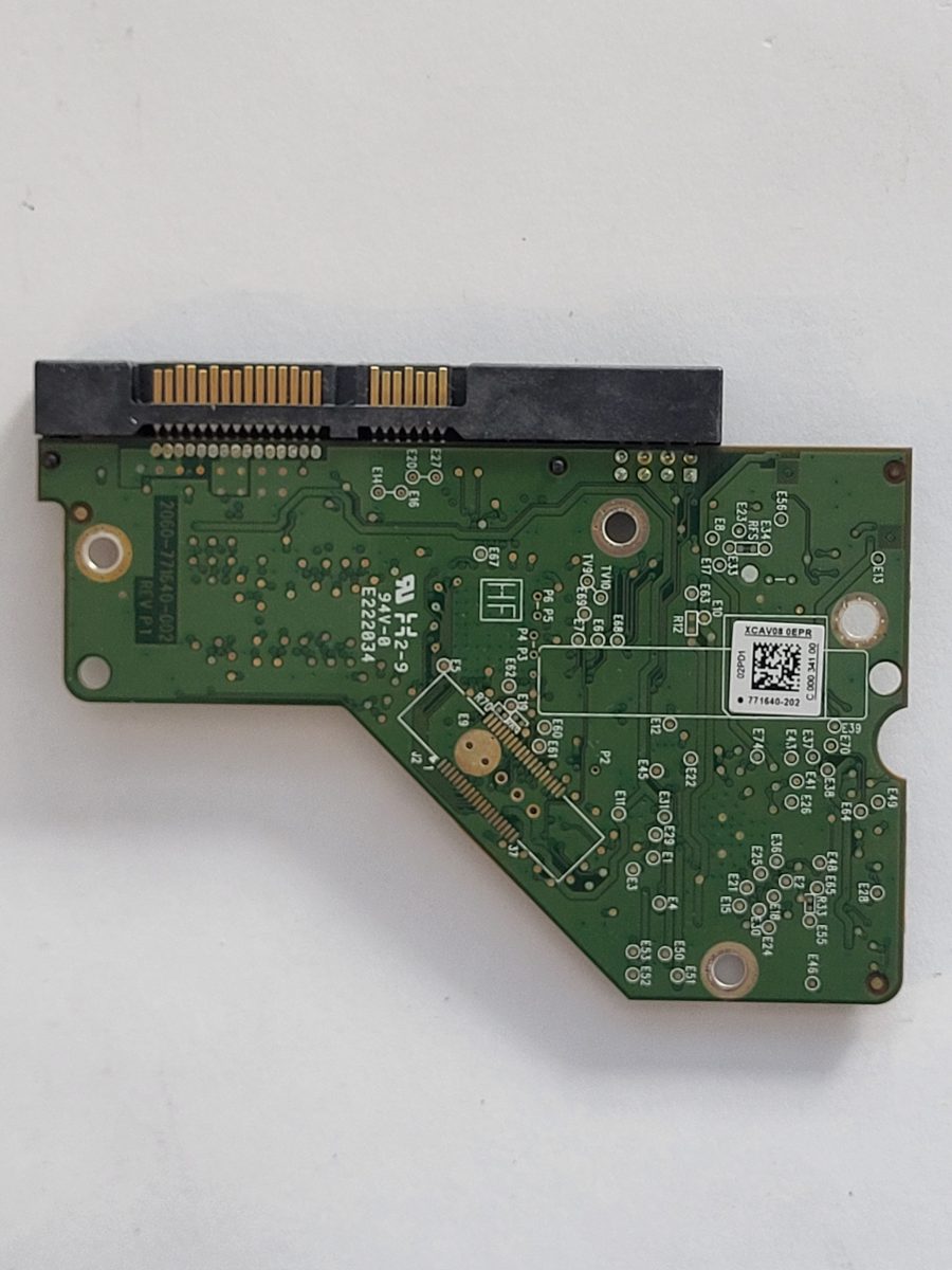 WD1001FALS-40Y6A0, 771640-202 02PD1, 2060-771640-002 REV P1 | WD 3,5" SATA PCB PCB