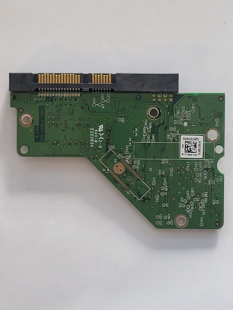 WD5000AAKS-40V6A0, 771640-102 05P, 2060-771640-002 REV A | WD 3,5" SATA PCB PCB
