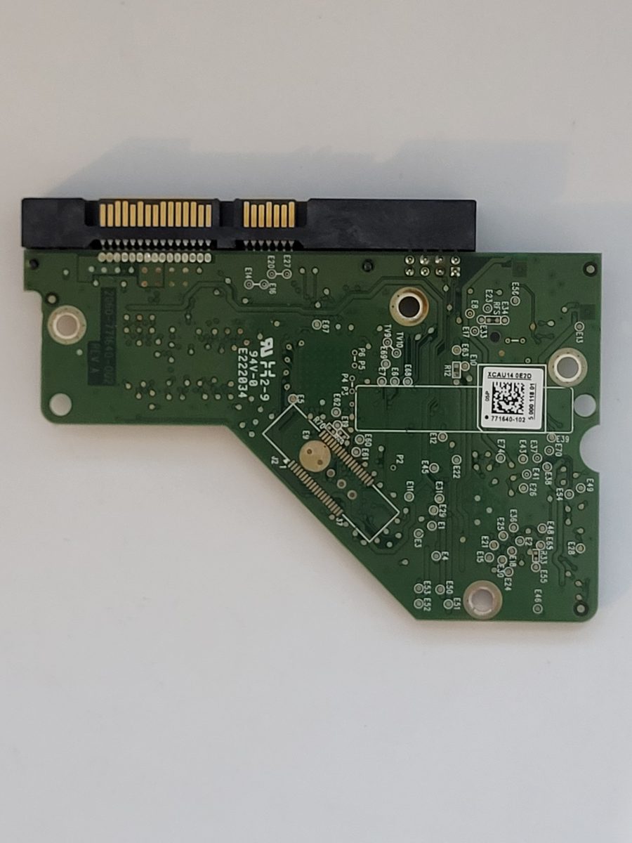 WD5000AAKS-40V6A0, 771640-102 05P, 2060-771640-002 REV A | WD 3,5" SATA PCB PCB