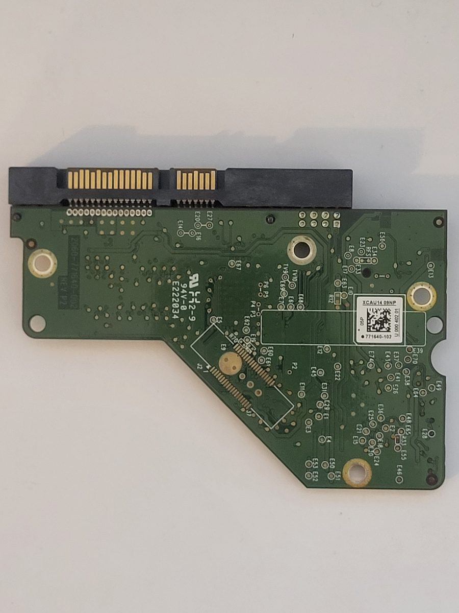 WD5000AAKS-40V6A0, 771640-102 05P, 2060-771640-002 REV P2 | WD 3,5" SATA PCB PCB