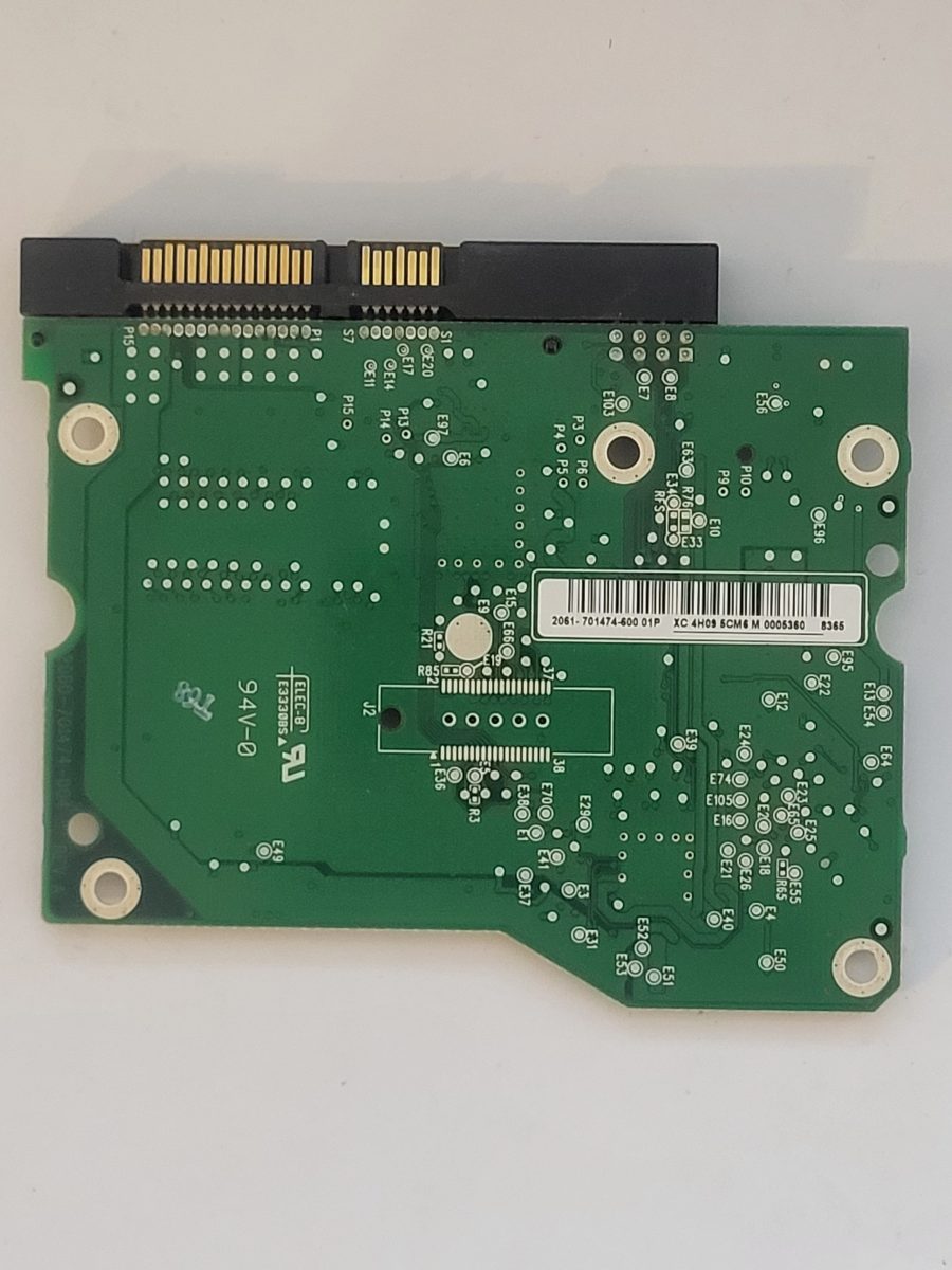 WD10EACS-00ZJB0, 2061-701474-600 01P, 2060-701474-004 REV A | WD 3,5" SATA PCB PCB