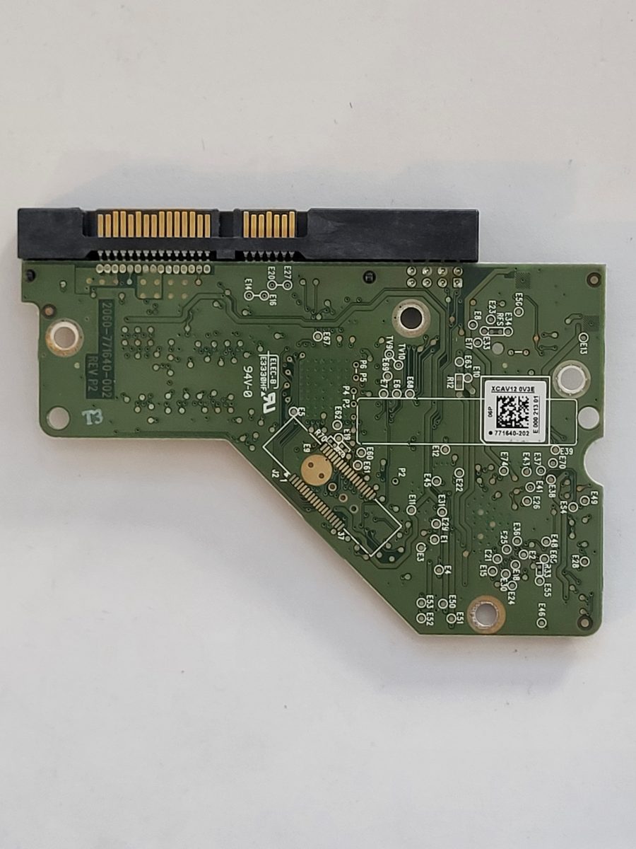 WD1001FALS-40Y6A0, 771640-202 06P, 2060-771640-002 REV P2 | WD 3,5" SATA PCB PCB