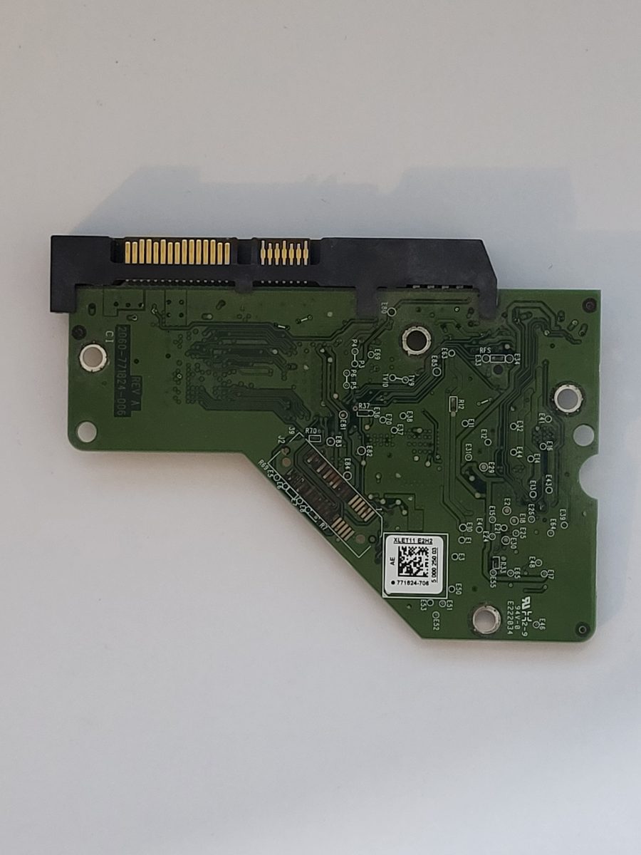 WD10EZEX-00RKKA0, 771824-706 AE, 2060-771824-006 REV A | WD 3,5" SATA PCB PCB