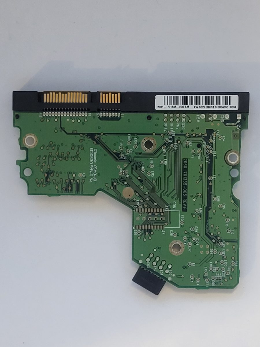 WD800JD-60LSA5, 2061-701335-E00 AM, 2060-701335-005 REV A | WD 3,5" SATA PCB PCB
