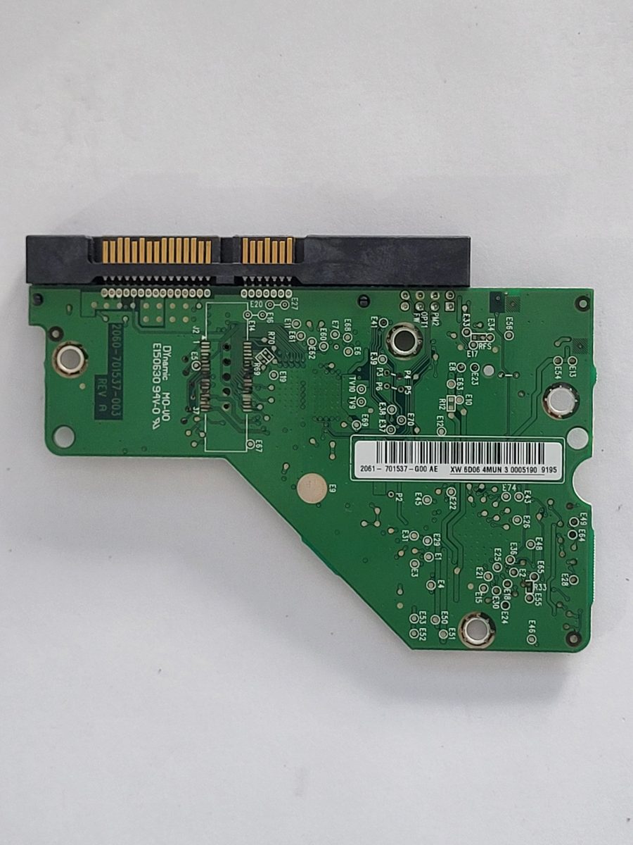 WD2500AAJS-00B4A0, 2061-701537-G00 AE, 2060-701537-003 REV A | WD 3,5" SATA PCB PCB